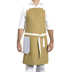 Delantal de Trabajo Resistente de Poliéster con Cierre de Botones y Manga Corta para Hombres y Mujeres, Cómodo para Chefs, Jardineros y Artesanos - Product Image 1