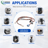 Rangkaian Kabel Mesin Kopi Kustom untuk Peralatan Rumah Tangga, Kabel Harness untuk Mesin Kopi