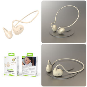 HOME Digitalome Auriculares Deportivos Inalámbricos con Bluetooth, Audífonos de Conducción Ósea, Color Blanco, para Videojuegos, con Diseño de Oreja Abierta, con Diseño de Bluetooth, de Color Blanco, para Videojuegos - Product Image 3
