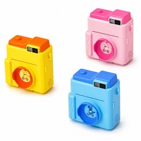 Appareil photo instantané pour enfants Dinosaure avec imprimante thermique CCD, écran IPS 2,4 pouces, double objectif, jouet photo 57 mm pour cadeaux