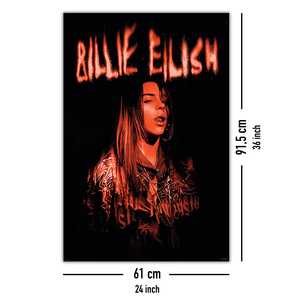 Affiche design moderne Billie Eilish pour utilisation murale - Product Image 4
