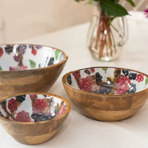 Qualité supérieure 100% Grand saladier écologique en bois d'acacia pour un usage domestique - Product Image 4