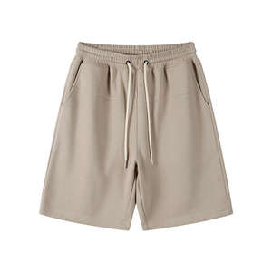 Custom Logo Men's Athletic Gym <b>Shorts</b> 100% Polyester Light <b>Joggers</b> for Running & Workout Solid Pattern Casual Style - Product Image 5