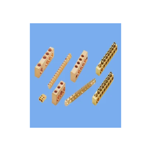 Durable Brass Neutral Link Electrical Connector for Panel <b>Boards</b>, Switchgear, and Industrial Equipment - Product Image 2