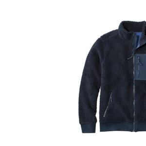 Custom Logo Solid Digital Printing <b>Sherpa</b> <b>Fleece</b> Anti-Pilling Polyester/Cotton Hoodie <b>Men</b> Winter Thermal Streetwear <b>Jacket</b> - Product Image 4