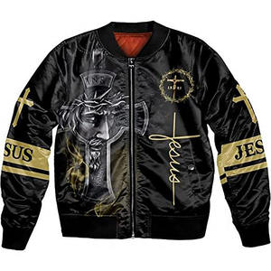 Blouson de baseball universitaire pour hommes de haute qualité avec logo personnalisé et broderie design nouvelle vente en gros d'usine blouson d'aviateur OEM à fermeture éclair - Product Image 4