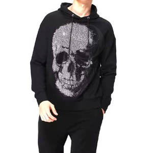 Nouveauté : sweats à capuche pour hommes en tissu polaire avec strass - polyester/coton, respirant et écologique, design personnalisable - Product Image 5