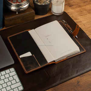 Élégante Housse de Carnet en Cuir pour Bureau, Rechargeable, Porte-Notes, Cadeau NBC-0097 - Product Image 6