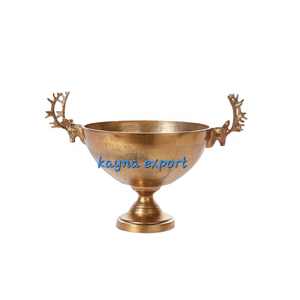 ชามโลหะสำหรับตกแต่งงานแต่งงานแบบโบราณชามโลหะงานแฮนด์เมดเป็นมิตรต่อสิ่งแวดล้อมใหม่ออกแบบได้ตามที่ต้องการ - Product Image 2
