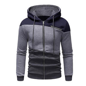 Best Selling Custom Made Long Sleeve Fleece <b>Hoodies</b> Solid <b>Black</b> Multi-Color <b>Zipper</b> Design Thick Comfortable for Plain Dyed - Product Image 1