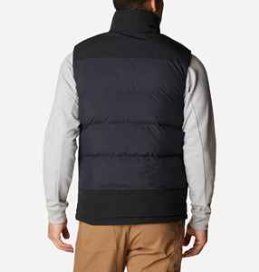 Gilet matelassé décontracté pour homme, sans manches, col montant, vêtement d'extérieur d'hiver, résistant à l'eau, fermeture éclair - Product Image 6