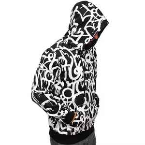 Sudaderas Casuales de Forro Polar para Hombre, Sudadera de Sublimación de Alta Calidad con Cuello Alto, Manga Larga, Lisa, para Impresión DTF - Product Image 3