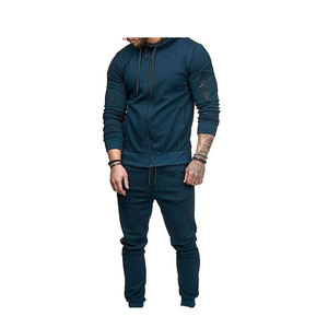 Ropa deportiva de gimnasio de algodón 100% de talla grande personalizada para hombre, chándal deportivo de invierno de gran tamaño, transpirable, para correr - Product Image 2