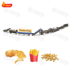 Friteuse à légumes entièrement automatique pour frites surgelées, capacité personnalisable, en acier inoxydable 304/316, livraison rapide - Product Image 3