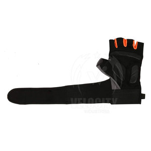 Gants d'haltérophilie en cuir synthétique demi-doigt pour l'entraînement en salle de sport et l'entraînement physique - Product Image 5