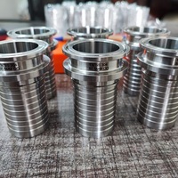 Rodamientos de Eje Metálicos Mecanizados por CNC con Extremos Roscados para Piezas de Maquinaria Industrial