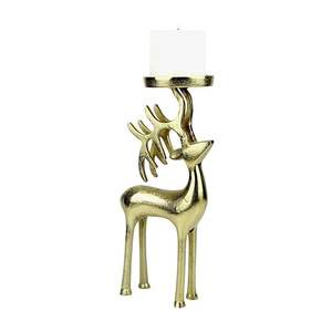 Juego de portavelas de aluminio decorativo de fabricación OEM para decoración del hogar, regalo perfecto para amigos, familiares y celebraciones festivas - Product Image 1