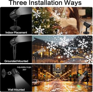 ไฟ LED กันน้ำสำหรับตกแต่งสนามหญ้าไฟโปรเจคเตอร์ไฟฮาโลวีนและคริสต์มาสควบคุมระยะไกลกลางแจ้ง - Product Image 4