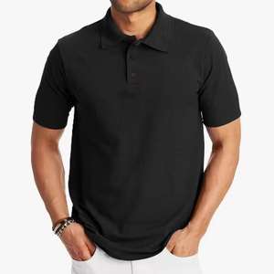 Polos pour hommes Vêtements de travail droits, debout et ajustés en forme de corps, doux et respirant - Product Image 1