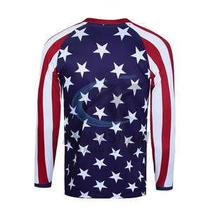Maillot de motocross d'hiver respirant à confort avancé avec panneaux à flux d'air et tissu polyester/nylon pour une utilisation active, manches longues - Product Image 2