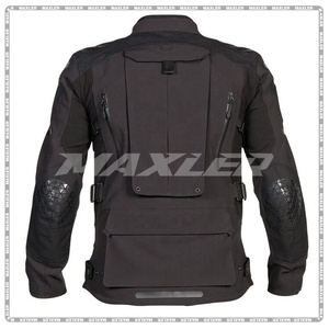 Veste de moto longue distance avec textile imperméable et ventilation, veste de tourisme longue en textile pour hommes, fournisseur OEM pour la production - Product Image 6