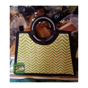 BOLSO DE PAJA TEJIDO ECO FRIENDLY PARA MUJER VENTA CALIENTE BOLSO DE PLAYA DE MATERIAL NATURAL REGALO DE MODA AL POR MAYOR BARATO - Product Image 2