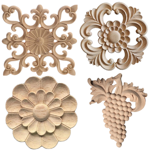 ไม้เนื้อแข็งตกแต่งเฟอร์นิเจอร์ appliques ไม้เนื้อแข็งตกแต่งเฟอร์นิเจอร์ appliques ไม้เนื้อแข็งแกะสลักออกแบบบ้าน - Product Image 4