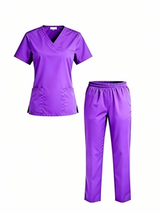 Meilleures ventes Uniformes d'infirmières pour hôpital, ensembles deux pièces, pantalon extensible en spandex, tenues de travail, pantalons de jogging pour infirmières, ensembles d'uniformes pour femmes - Product Image 5