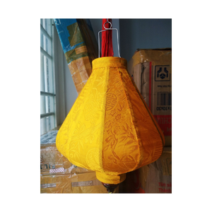 Lanterne vietnamienne en soie bambou Hoi An-Vente en gros lanternes en soie de bambou du Vietnam - Product Image 1