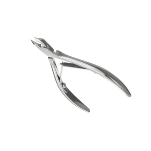 Top Quality Cuticle Nail Nipper Double Spring With Thin Blades Metal Steel Plain Handle Nail Nipper With Double Spring - Product Image 1