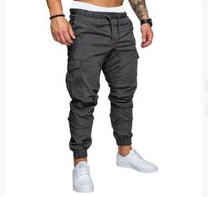 2025 nouveaux hommes imperméable respirant séchage rapide toile Joggers multi-poches sarouel pour la salle de sport et la course - Product Image 5