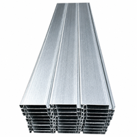 Plancher en acier |   Plancher composite haute résistance série YX |   Dalle de plancher en métal non bétonné pour l'extension d'espace de mezzanine