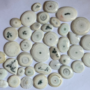 AAA Grade Natural Solar <b>Quartz</b> Cabochon Hot Selling Loose for Jewelry Making White Color All Sizes Available Wholesale Price - Product Image 1