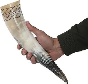 Cuerno para beber cerveza ecológico pulido de lujo Diseño único de alta calidad por HF CRAFTS - Product Image 2