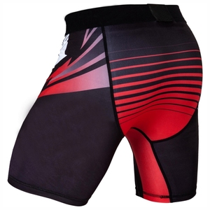 Shorts de MMA extensibles sublimés pour hommes - Durables, respirants, imprimés avec une finition lavée pour l'entraînement au combat, le grappling, la boxe, le kickboxing - Product Image 2
