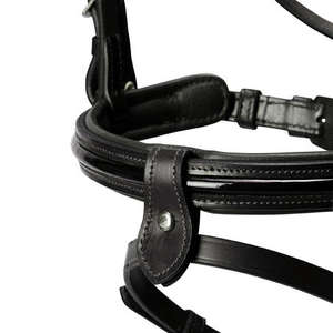 Brida de Cuero Genuino Hecha a Mano ALR EQUESTRIANS, Cómoda, con Riendas, para Paseos, Carreras y Competiciones - Product Image 3