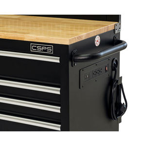 Armoire à outils en acier enduit de poudre à 10 tiroirs de 132 cm, fabrication au Vietnam, stockage durable pour atelier, garage, industrie, OEM personnalisé - Product Image 5