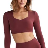 Soutien-gorge de sport pour femme avec logo personnalisé sur le devant, respirant, séchage rapide, maintien élevé, bretelles réglables, col en V, pour yoga, fitness et gym