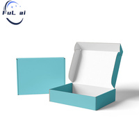 Boîte d'expédition postale en carton couleur imprimée sur mesure, emballage en papier, boîte d'expédition en carton ondulé pour vêtements