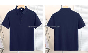 Polo de hombre sin costuras con estampado de silicona personalizado, camiseta de manga corta, Polo de negocios de verano de lujo - Product Image 4