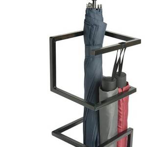 Porte-parapluies d'intérieur doré, support de rangement, seau à parapluies, décoration d'intérieur, ombre royale, revêtement en poudre, rangement élégant - Product Image 4