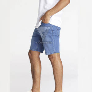 กางเกงยีนส์ขาสั้นของผู้ชายกางเกงขาสั้นขายาว - Product Image 2