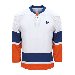 Camiseta de Hockey sobre Hielo de Manga Larga 100% Poliéster para Hombre, Servicio OEM, Personalización de Logotipo/Colores, Nombre del Equipo, Calidad Premium - Product Image 5