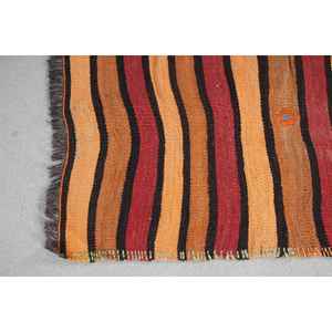 Alfombra Vintage de 4.2x3.5 pies, Alfombra Turca Pequeña, Alfombra Oriental de Lana Roja Marrón - Product Image 4