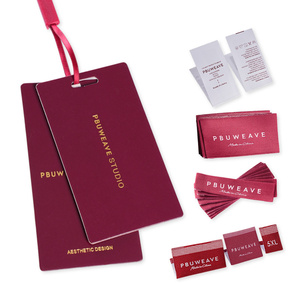 High Quality Hang <strong>Tag</strong> Rope Custom Clothing <strong>Seal</strong> <strong>String</strong> Hang <strong>Tag</strong> Paper Customer Logo Printed Clothing <strong>Tags</strong> Labels For Clothing - Product Image 1