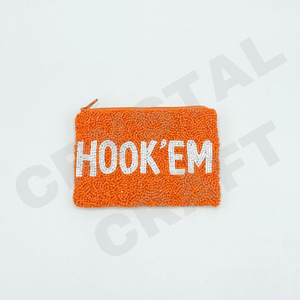 Pochette à monnaie Glam Portefeuille personnalisé en perles de rocaille Beau cadeau de maman-Design coeurs pour filles - Product Image 5