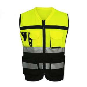 Gilet réfléchissant veste bande maille tissu Construction sécurité gilet de sécurité vêtements réfléchissants, gilet réfléchissant de sécurité réflecteur - Product Image 2