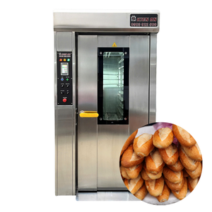 Oem Vente en gros Four rotatif à 16 plateaux avec chariot Altuntop Four de boulangerie électrique pour pain Four de cuisson en acier inoxydable en fer - Product Image 1