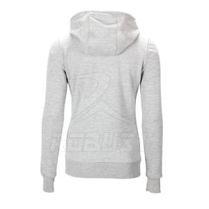 เสื้อฮู้ดลำลองแขนยาวของผู้หญิงผ้าคอตตอน100% ไซส์ใหญ่พิเศษแฟชั่นซับในโลโก้ตามสั่ง - Product Image 4