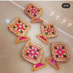 ว่าวตกแต่ง Gota สำหรับ meindi Sangeet อินเดียงานแต่งงานปากีสถานตกแต่งปาร์ตี้ฉากหลัง - Product Image 2